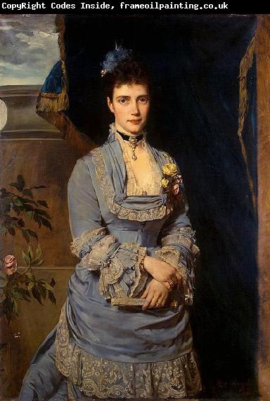 Heinrich von Angeli Portrait of Grand Duchess Maria Fiodorovna